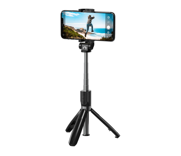 Natec SELFIE STICK TRIPOD BEZPRZEWODOWY ALVITO BT 4.0 CZARNY - 1470244 - zdjęcie 4